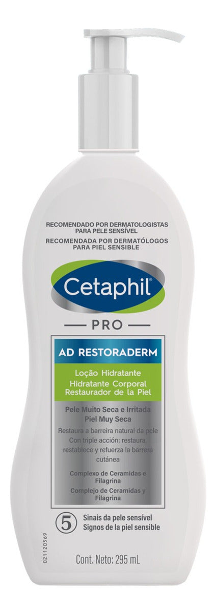 Loção Hidratante Corpo E Rosto Pro Ad Restoraderm 295ml Cetaphil